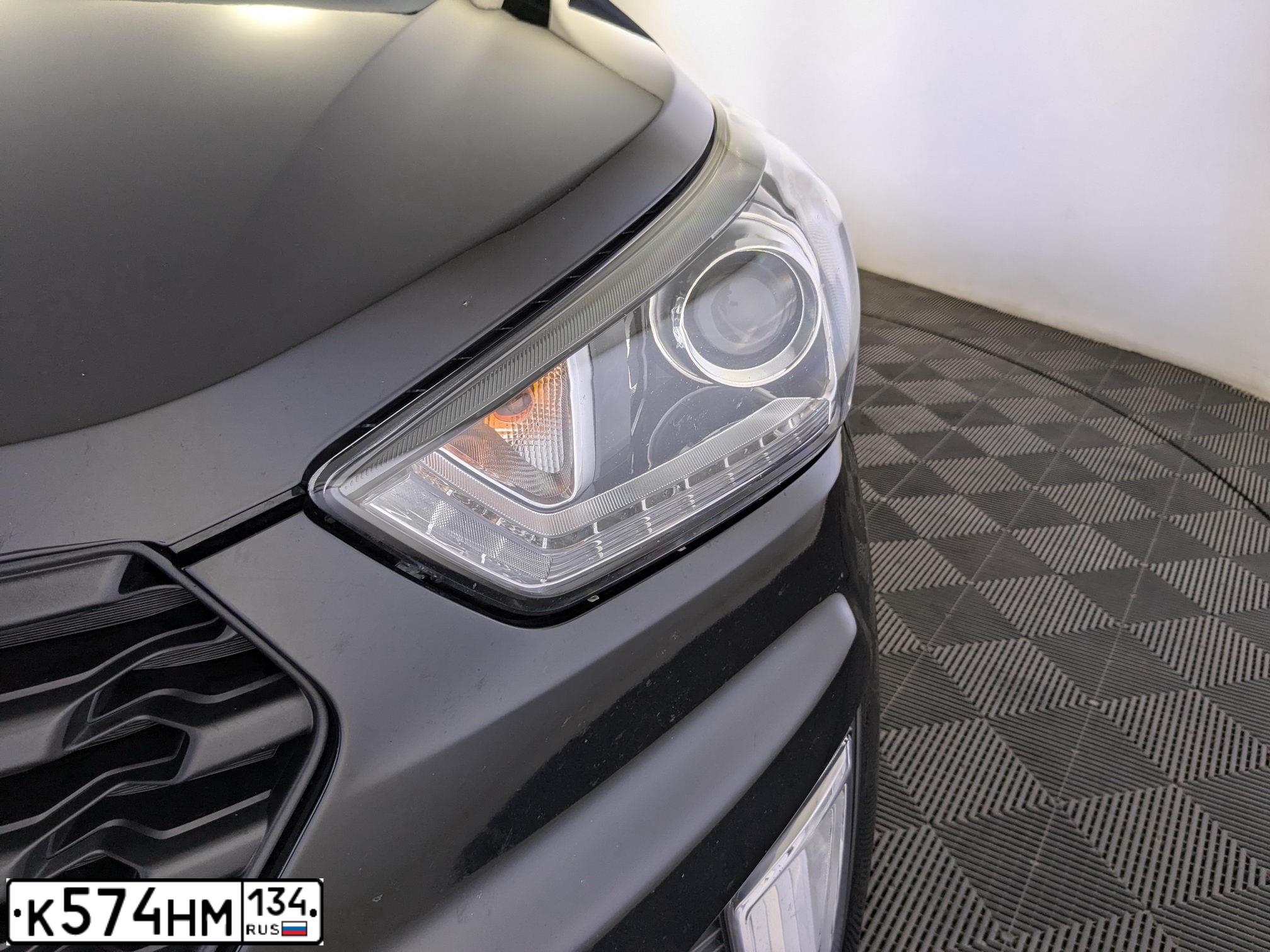 Фото автомобиля HYUNDAI CRETA, 2021 — госномер С990ТУ790. Цвет: ЧЕРНЫЙ