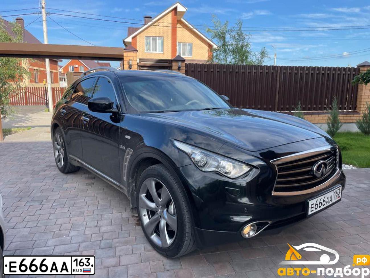 Фото автомобиля INFINITI QX70, 2014 — госномер О727ОТ196