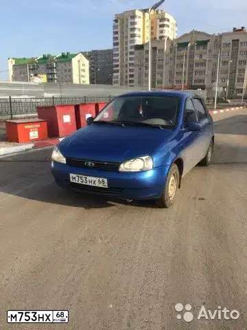 Фото автомобиля LADA 1118 KALINA, 2006 — госномер М753НХ68. Цвет: ЯРКО-СИНИЙ