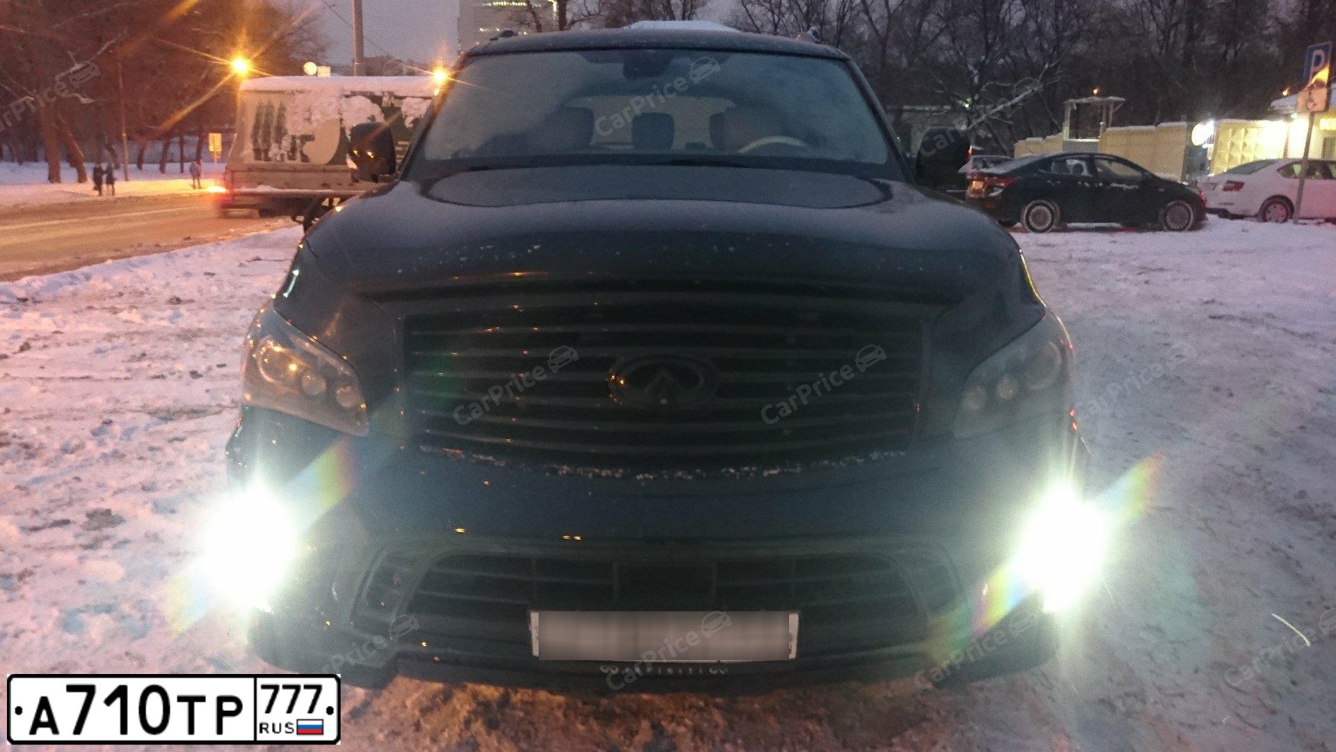 Фото автомобиля INFINITI QX80 /QX56/, 2012 — госномер С900НА05. Цвет: ЧЕРНЫЙ