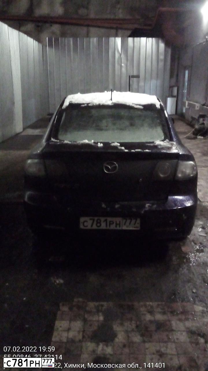 Фото автомобиля MAZDA 3, 2008 — госномер С781РН777. Цвет: СИНИЙ ТЕМНЫЙ
