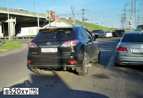 Фото автомобиля LEXUS RX, 2012 — госномер М532СС790. Цвет: ЧЕРНЫЙ