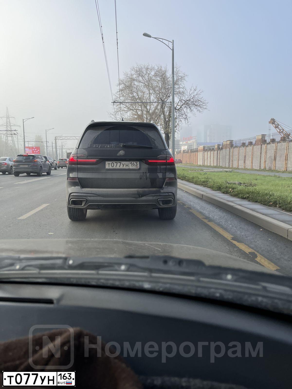 Фото автомобиля BMW X3, 2018 — госномер А999АУ763. Цвет: ЧЕРНЫЙ