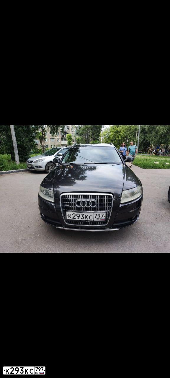 Фото автомобиля AUDI A6, 2008 — госномер К293КС797. Цвет: ЧЕРНЫЙ