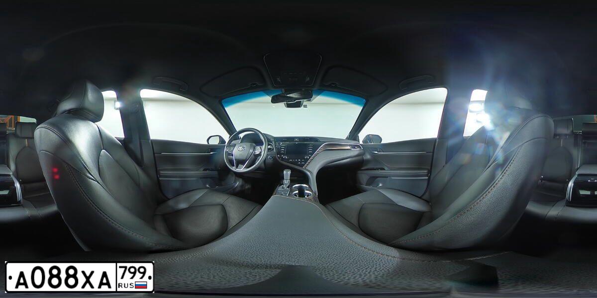 Фото автомобиля TOYOTA CAMRY, 2020 — госномер А088ХА799. Цвет: ЧЕРНЫЙ