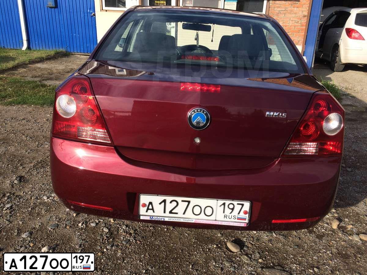 Фото автомобиля GEELY MK, 2011 — госномер А127ОО197. Цвет: ВИШНЕВЫЙ ТЕМНЫЙ