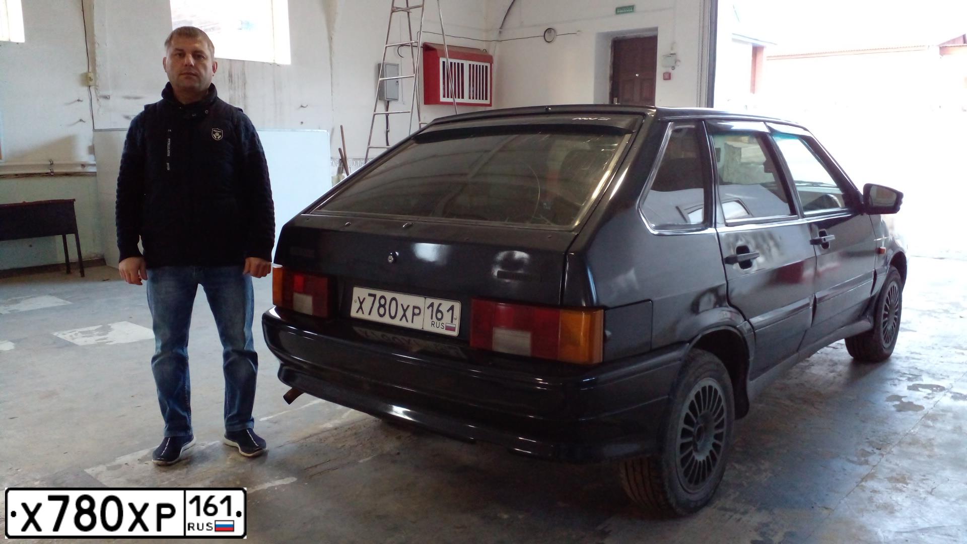 Фото автомобиля LADA 2114, 2007 — госномер В272НЕ761. Цвет: ГРАФИТОВЫЙ МЕТАЛИК