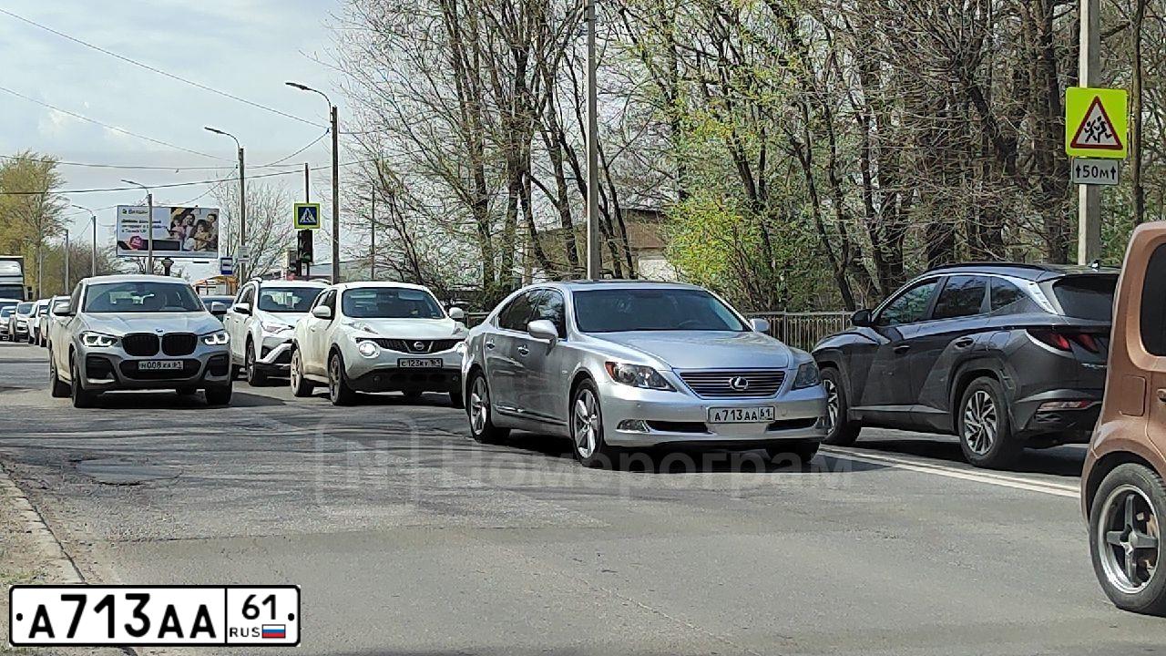 Фото автомобиля TAGAZ ACCENT, 2006 — госномер А713АА61. Цвет: ФИОЛЕТОВЫЙ
