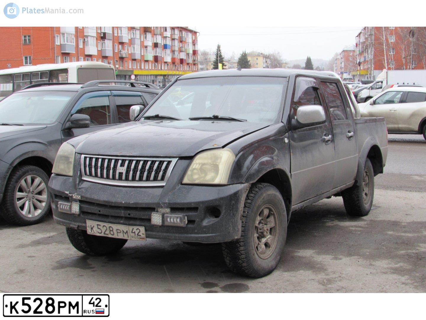Фото автомобиля TIANMA CENTURY, 2006 — госномер К528РМ42. Цвет: ЧЕРНЫЙ