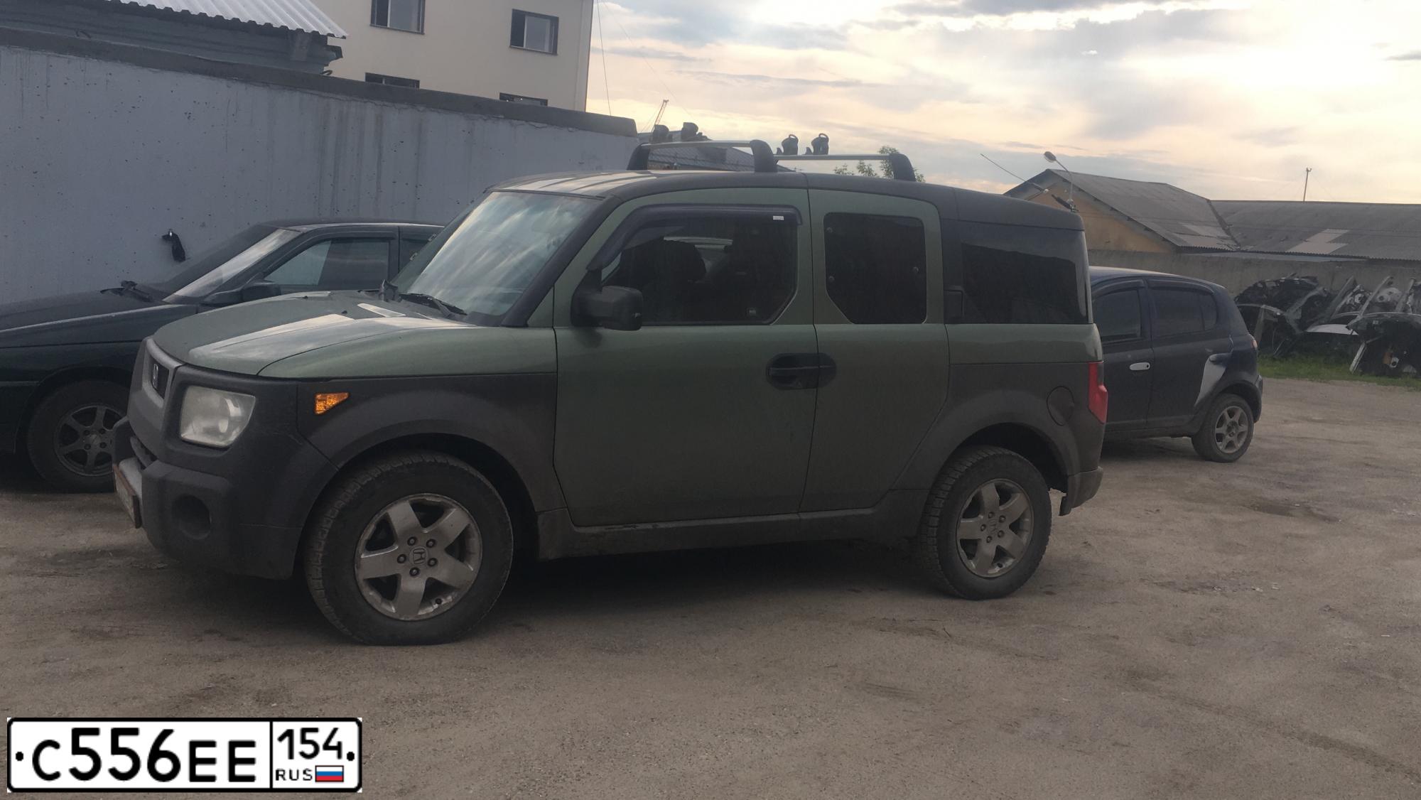 Фото автомобиля HONDA ELEMENT, 2003 — госномер К314НТ142