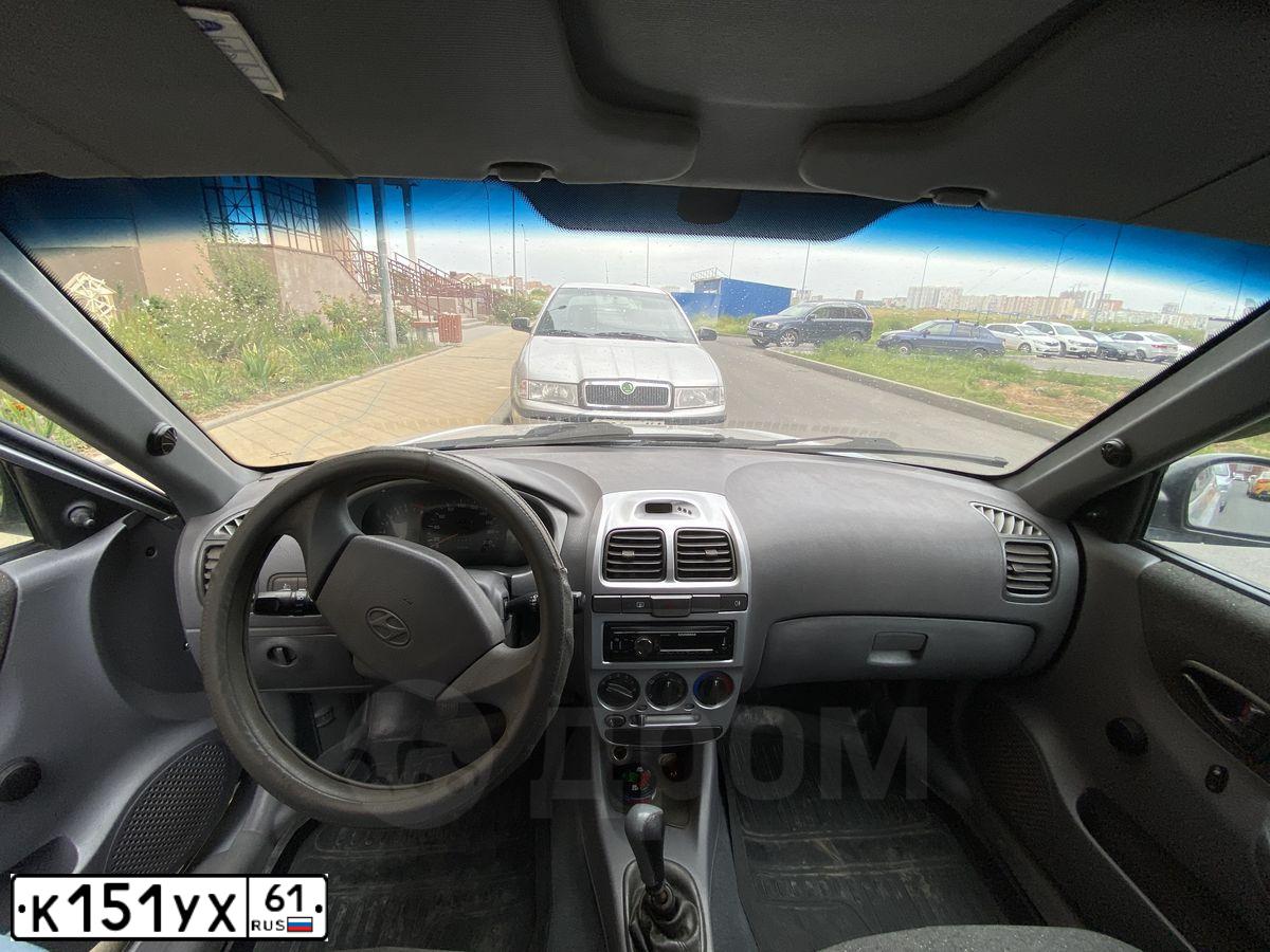 Фото автомобиля TAGAZ ACCENT, 2005 — госномер В595КА761. Цвет: СЕРЕБРИСТЫЙ