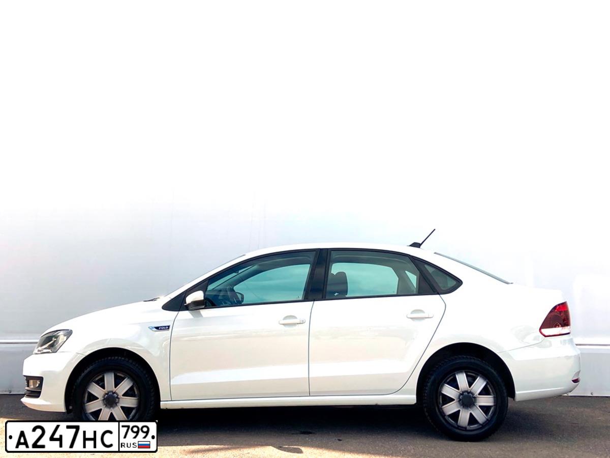 Фото автомобиля VOLKSWAGEN POLO, 2019 — госномер М761МУ35. Цвет: БЕЛЫЙ