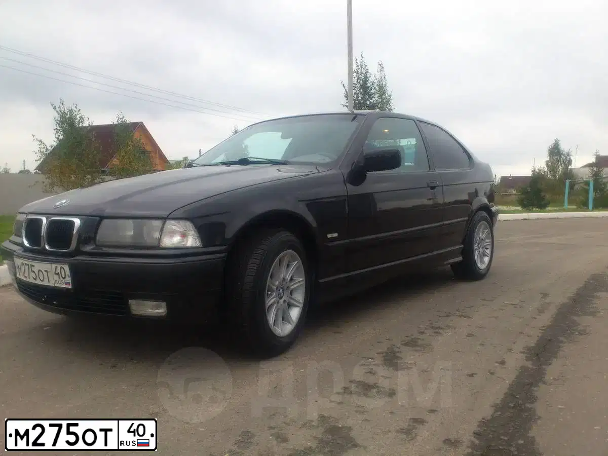 Фото автомобиля BMW SERIE 3, 2000 — госномер М275ОТ40. Цвет: ЧЕРНЫЙ