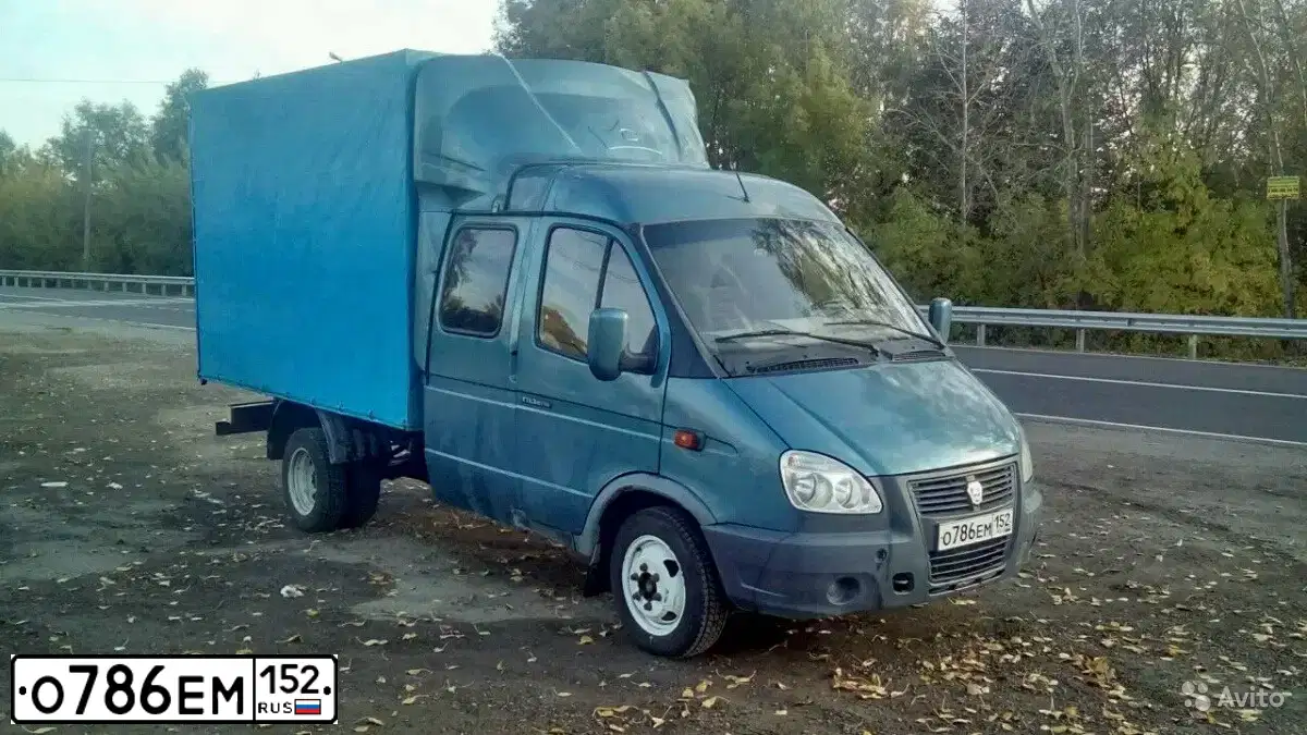 Фото автомобиля GAZ 3302 GAZEL, 2007 — госномер А548АТ152. Цвет: ТЕМНО-СИНИЙ