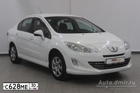 Фото автомобиля PEUGEOT T 408, 2013 — госномер У761МС30. Цвет: Белый