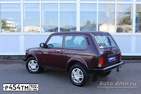 Фото автомобиля LADA 2121 NIVA, 2014 — госномер Р454ТМ102. Цвет: серый