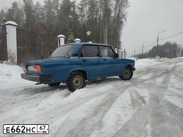 Фото автомобиля LADA 2107, 2008 — госномер С286КУ136. Цвет: СИНЕ-ЗЕЛЕНЫЙ