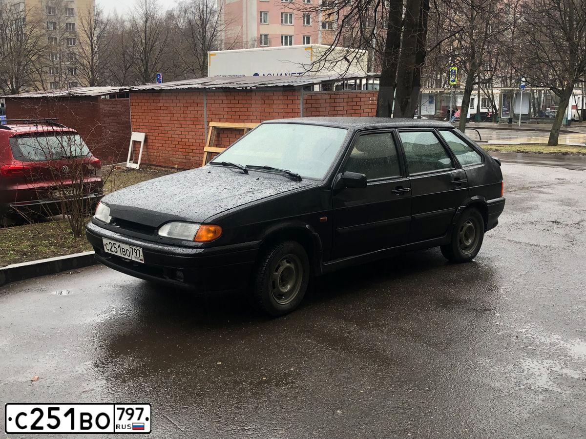 Фото автомобиля LADA 2114 SAMARA, 2011 — госномер С251ВО797. Цвет: СИНЕ-ЧЕРНЫЙ