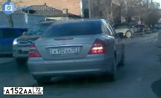 Фото автомобиля AUDI A7, 2012 — госномер А152АА72. Цвет: БЕЖЕВЫЙ