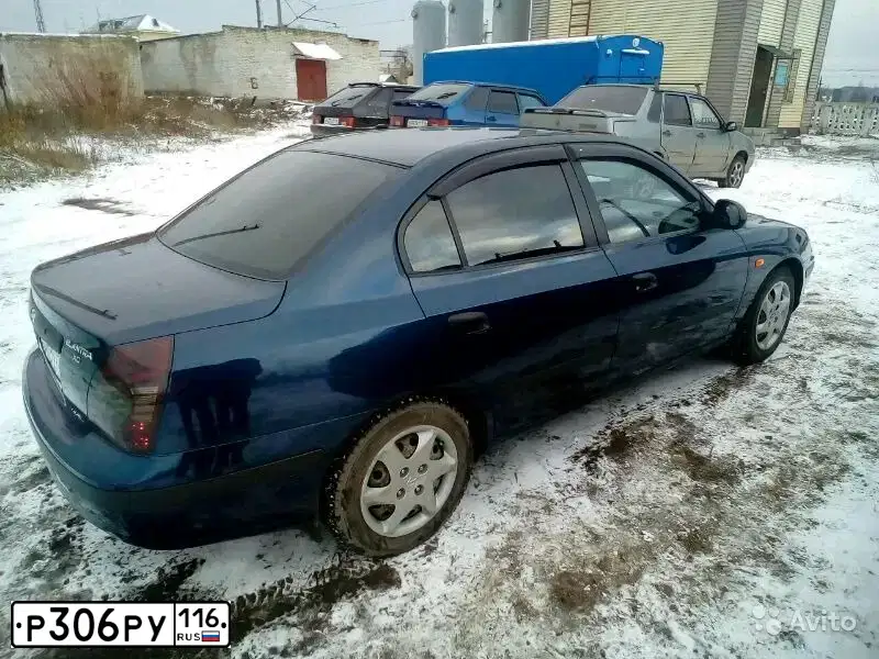 Фото автомобиля TAGAZ ELANTRA XD, 2008 — госномер А741АК116. Цвет: синий