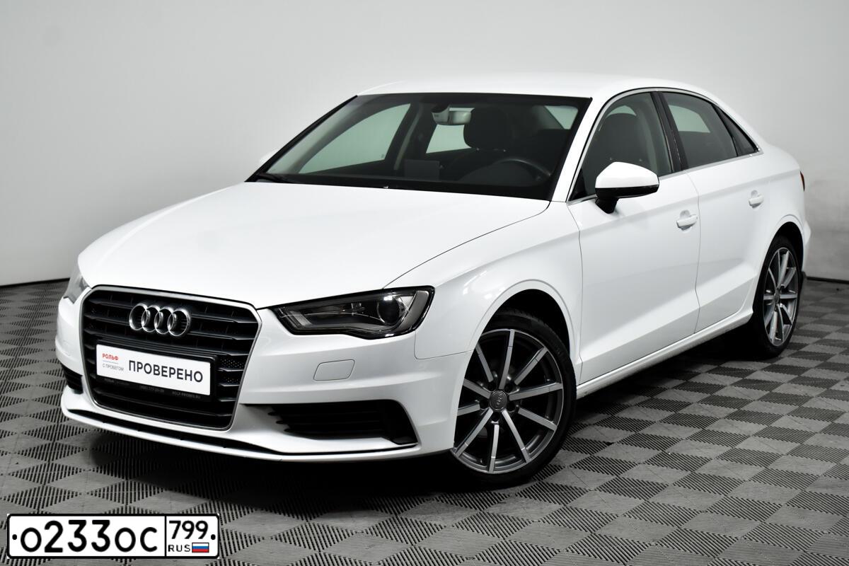 Фото автомобиля AUDI A3, 2016 — госномер М293РК790. Цвет: Белый
