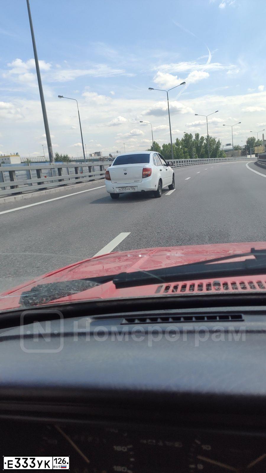 Фото автомобиля LADA 2190 GRANTA, 2013 — госномер В512НВ123. Цвет: Белый
