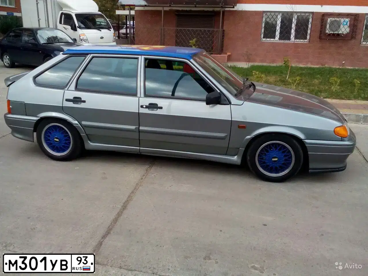 Фото автомобиля LADA 2114 SAMARA, 2008 — госномер М546ОР67. Цвет: СРЕДНИЙ СЕРО-ЗЕЛЕНЫЙ МЕТ.