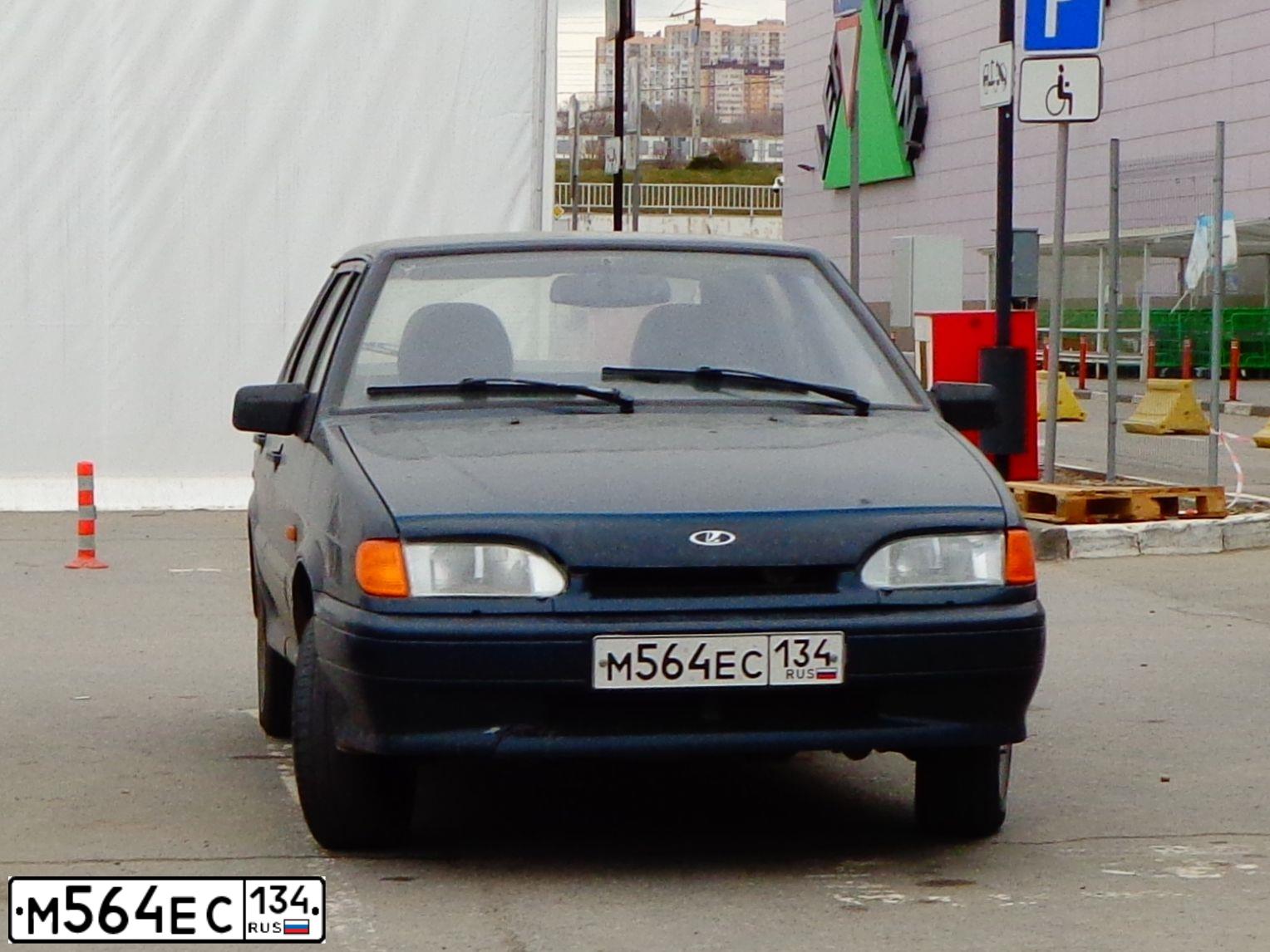 Фото автомобиля LADA 2114 SAMARA, 2007 — госномер С652НТ34. Цвет: ТЕМНО ЗЕЛЕНЫЙ