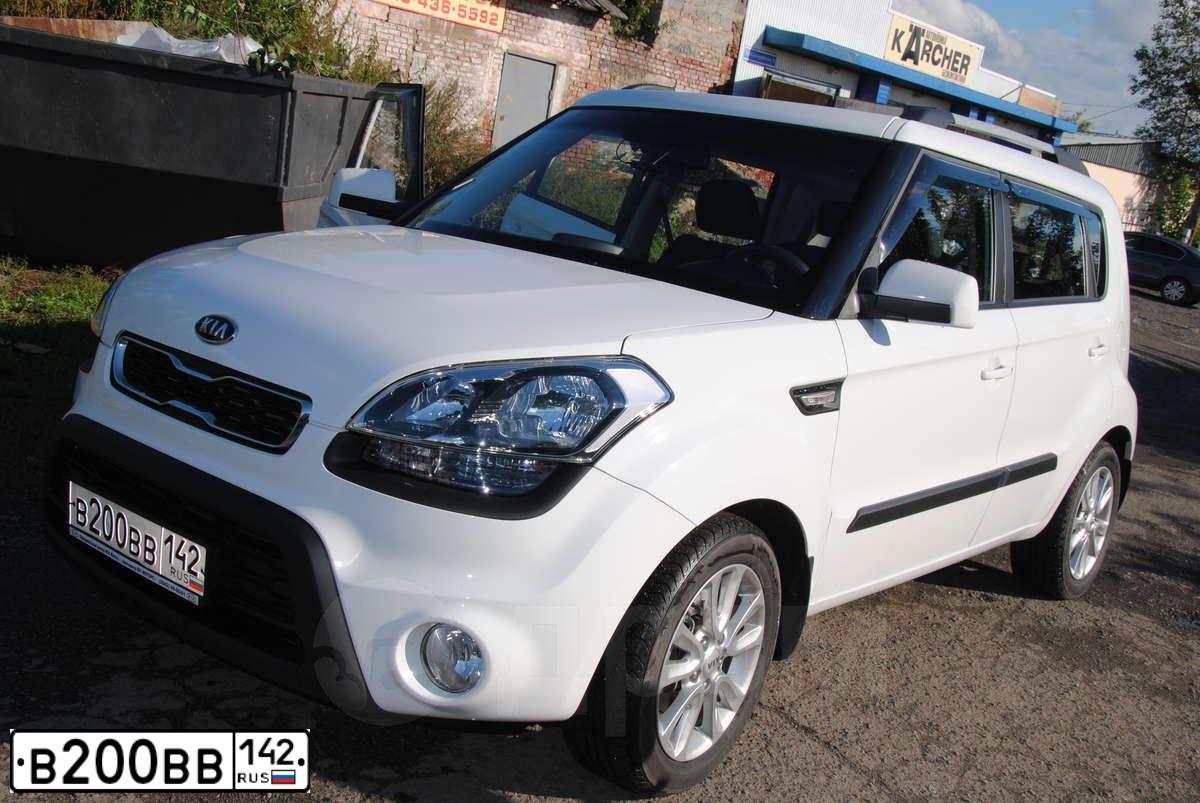 Фото автомобиля KIA SOUL, 2011 — госномер В200ВВ142. Цвет: БЕЛЫЙ