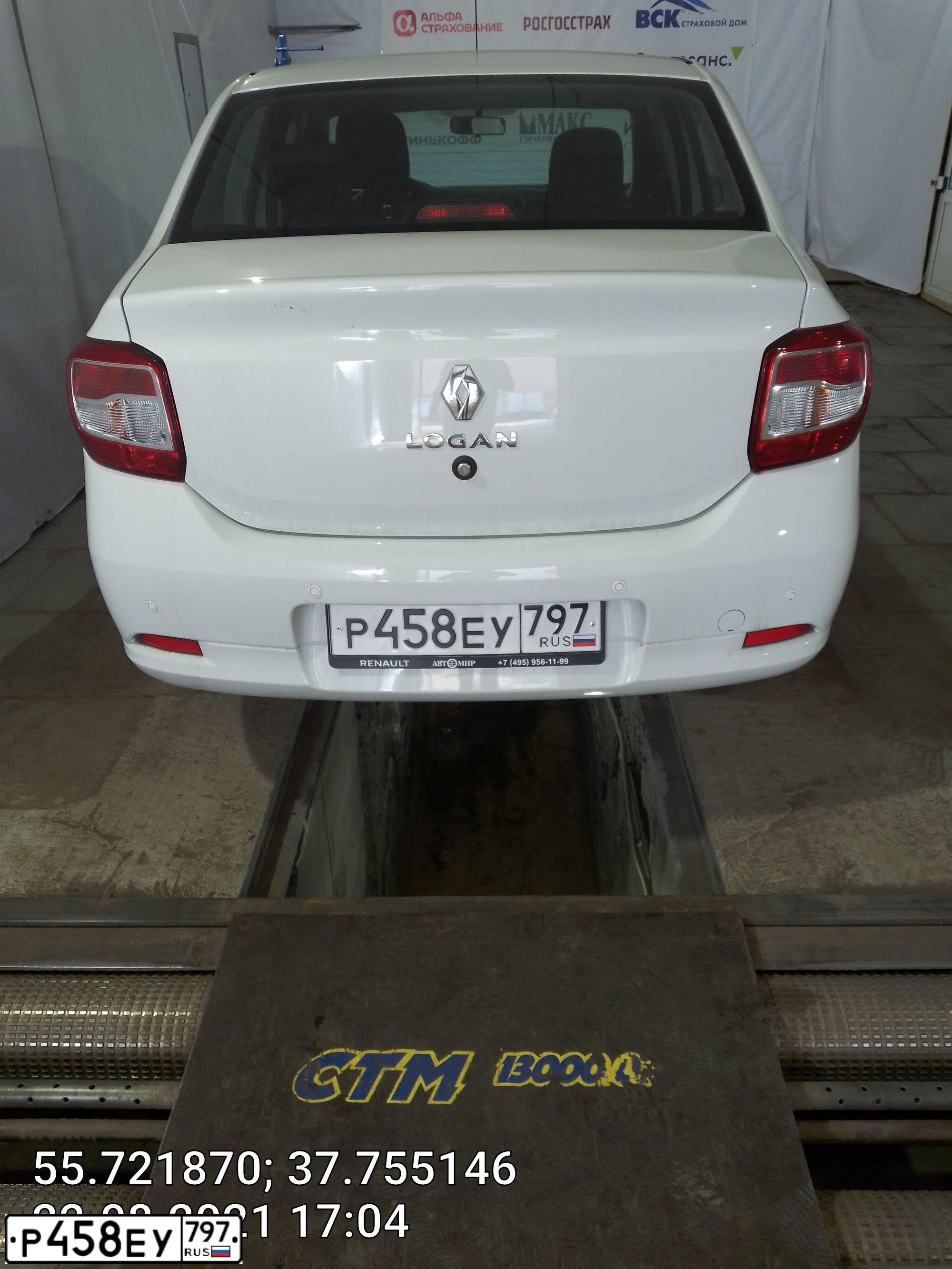 Фото автомобиля RENAULT Logan, 2021 — госномер С768РР193