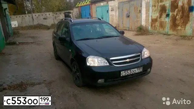 Фото автомобиля CHEVROLET LACETTI, 2008 — госномер С553ОО199. Цвет: ЧЕРНЫЙ