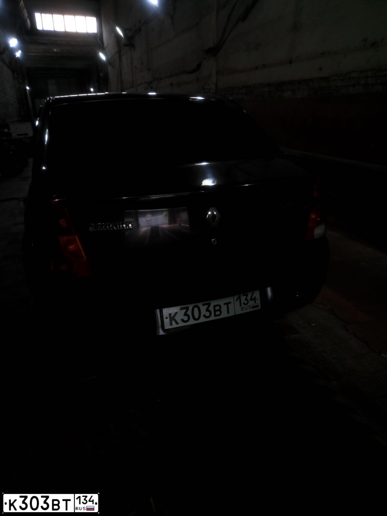 Фото автомобиля RENAULT LOGAN, 2006 — госномер К303ВТ134. Цвет: ТЕМНО СЕРЫЙ