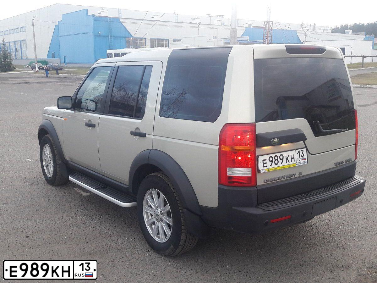 Фото автомобиля LANDROVER DISCOVERY, 2008 — госномер М616ЕХ164. Цвет: ПЕСОЧНЫЙ