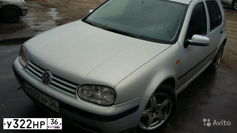 Фото автомобиля VOLKSWAGEN GOLF, 1998 — госномер Х497ВМ36. Цвет: СЕРЕБРИСТЫЙ
