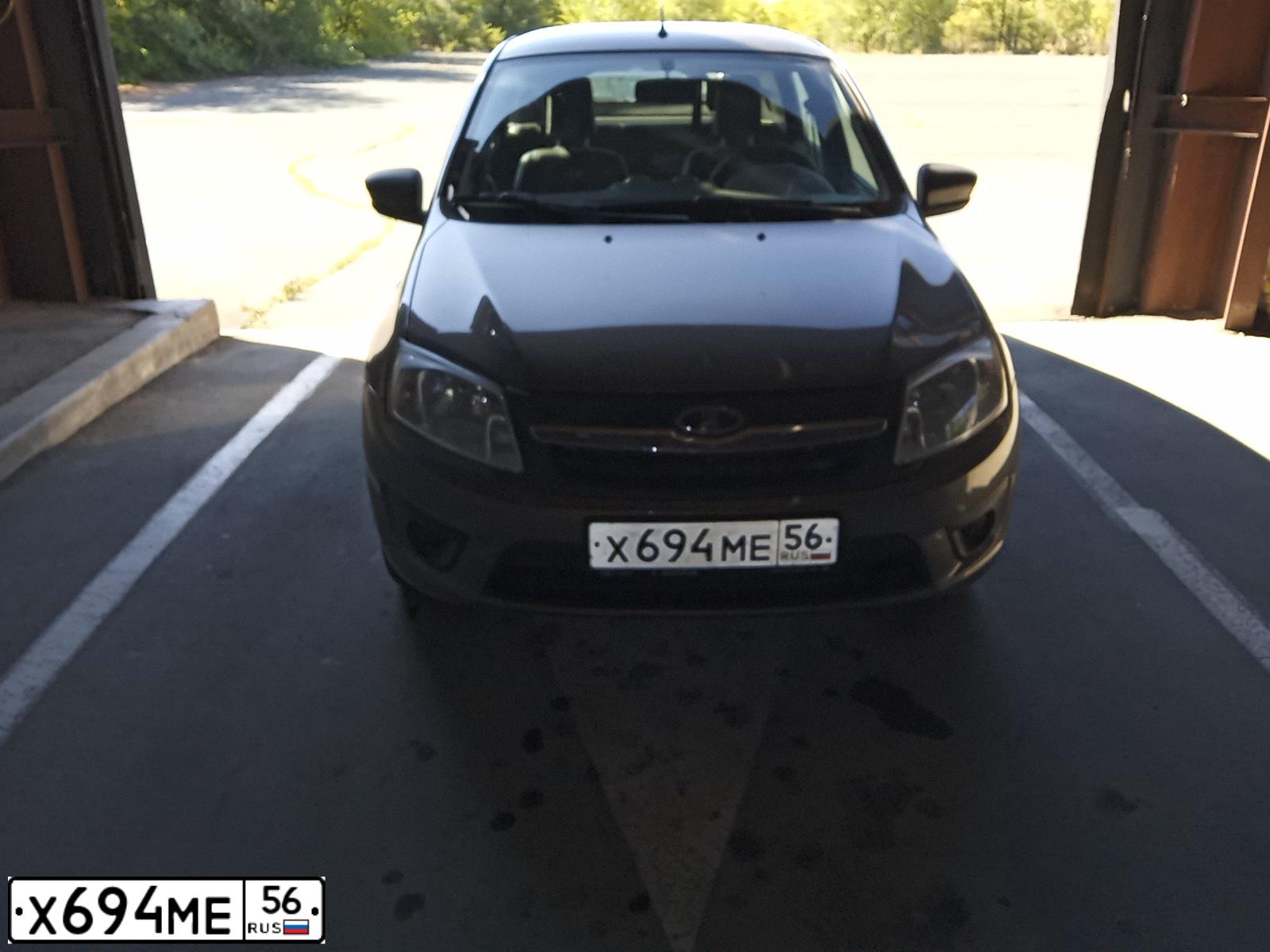 Фото автомобиля LADA 2191 GRANTA, 2017 — госномер Х694МЕ56. Цвет: ЗОЛОТИСТО-КОРИЧНЕВЫЙ