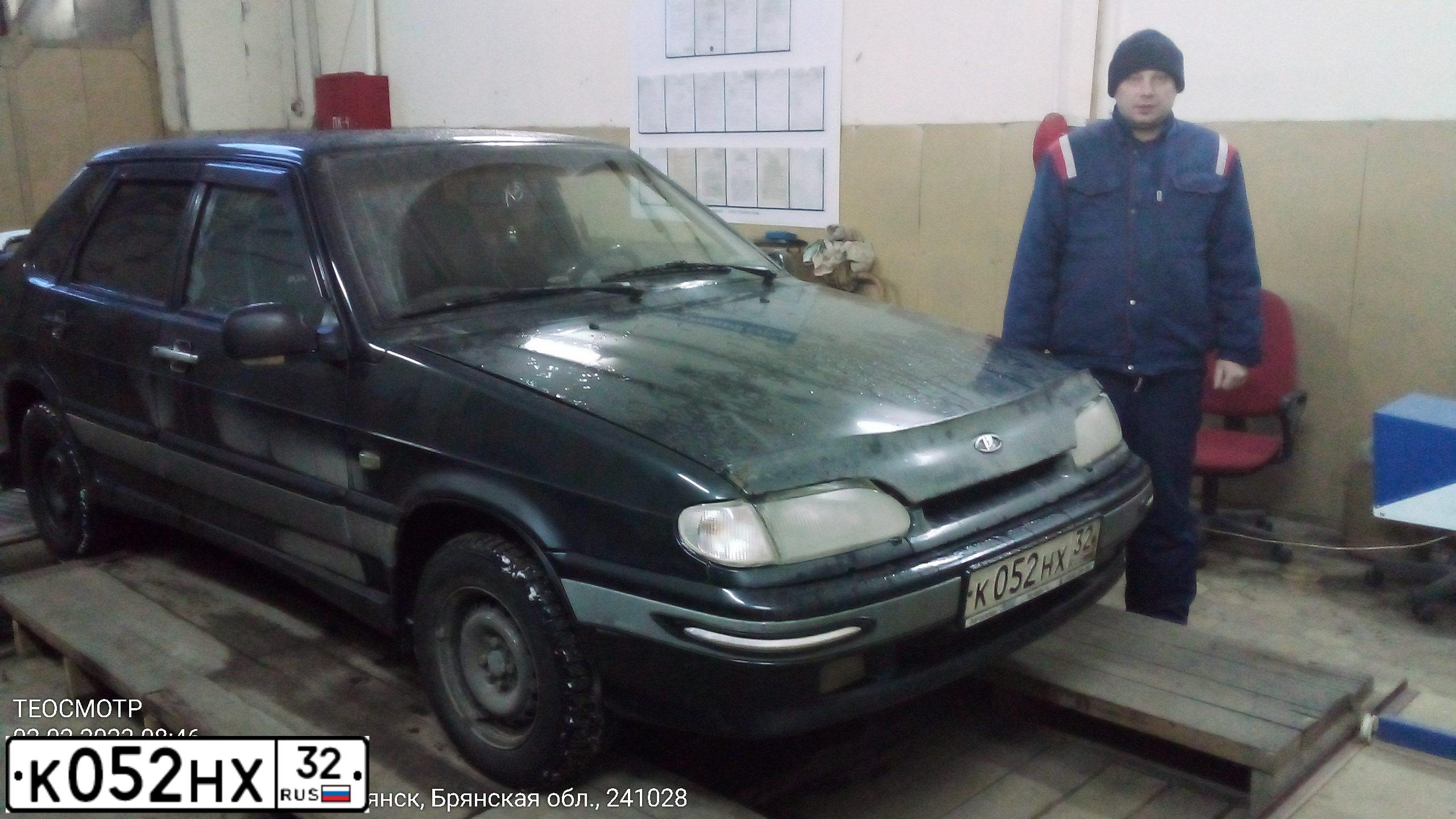 Фото автомобиля LADA 2115, 2005 — госномер О932ТС32. Цвет: ЧЕРНЫЙ МЕТАЛЛИК
