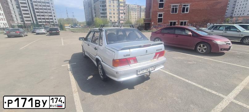 Фото автомобиля LADA 2115 SAMARA, 2008 — госномер Р171ВУ174. Цвет: СВЕТЛО-СЕРЕБРИСТЫЙ МЕТАЛЛ