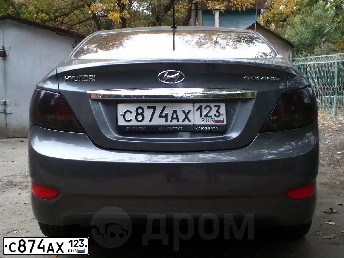 Фото автомобиля HYUNDAI SOLARIS, 2011 — госномер О247ВК82
