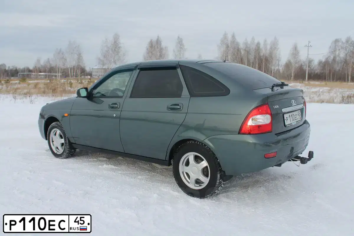 Фото автомобиля ЛАДА 217230, 2009 — госномер Р707ХУ72. Цвет: СЕРО-СИНЕ-ЗЕЛЕНЫЙ