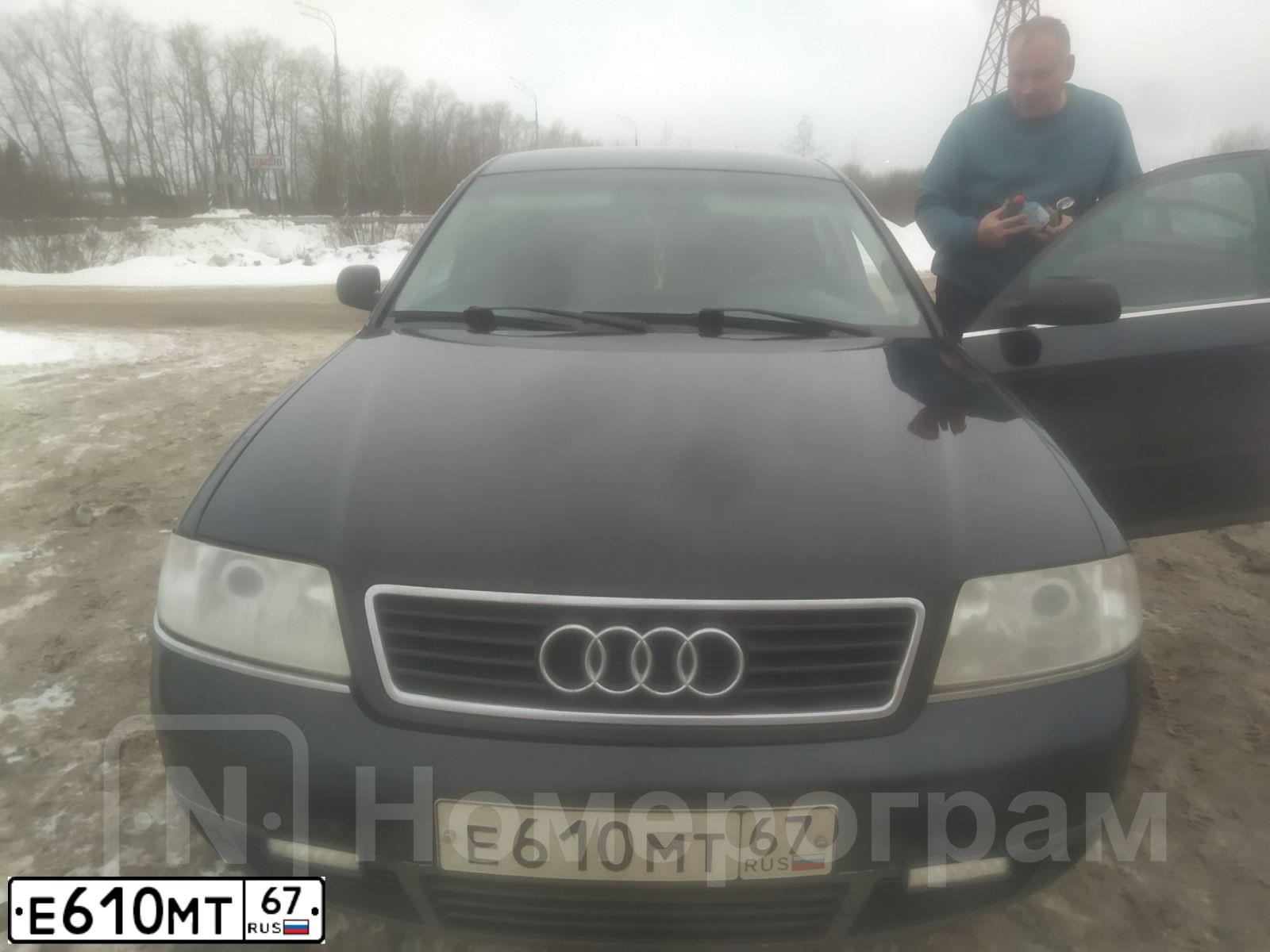 Фото автомобиля AUDI A6, 1997 — госномер В468ТМ69. Цвет: ЧЕРНЫЙ