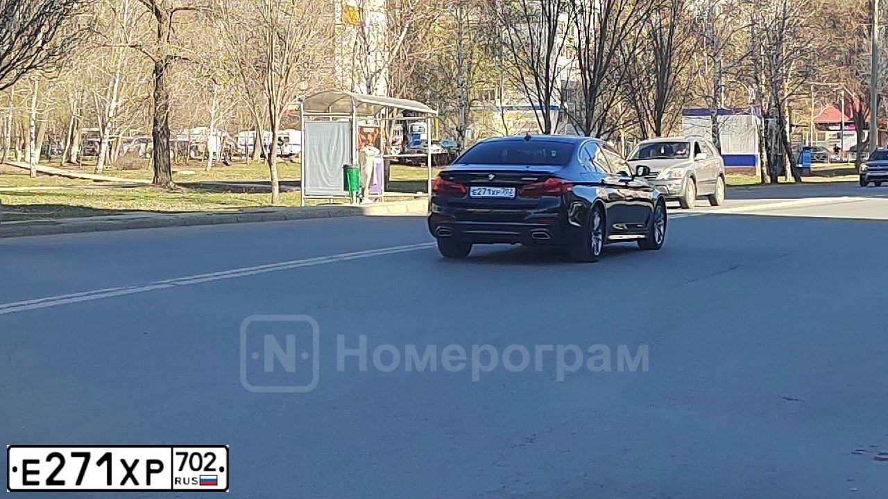 Фото автомобиля BMW SERIE 5, 2020 — госномер М707ОС763. Цвет: ЧЕРНЫЙ