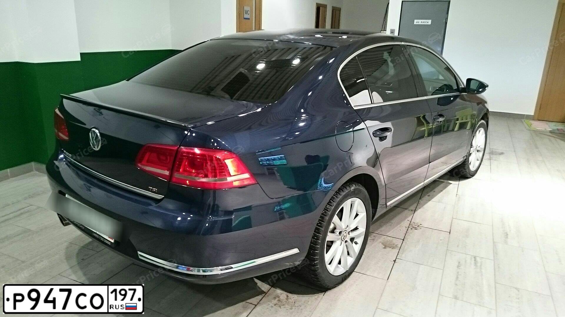 Фото автомобиля VOLKSWAGEN PASSAT, 2012 — госномер К024ВВ180. Цвет: Темно-синий