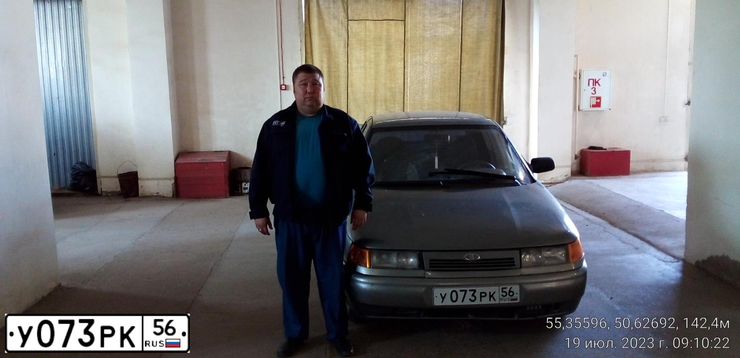 Фото автомобиля LADA 2110, 2006 — госномер У073РК56. Цвет: СРЕДНИЙ СЕРО-ЗЕЛЕНЫЙ МЕТ.