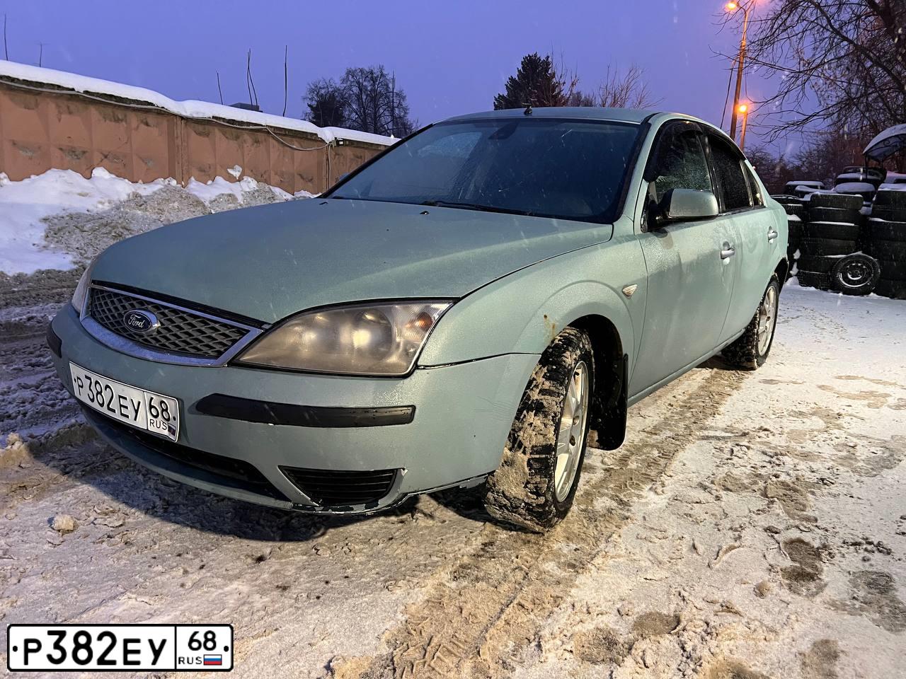 Фото автомобиля FORD MONDEO, 2006 — госномер Р382ЕУ68. Цвет: СЕРО - ГОЛУБОЙ