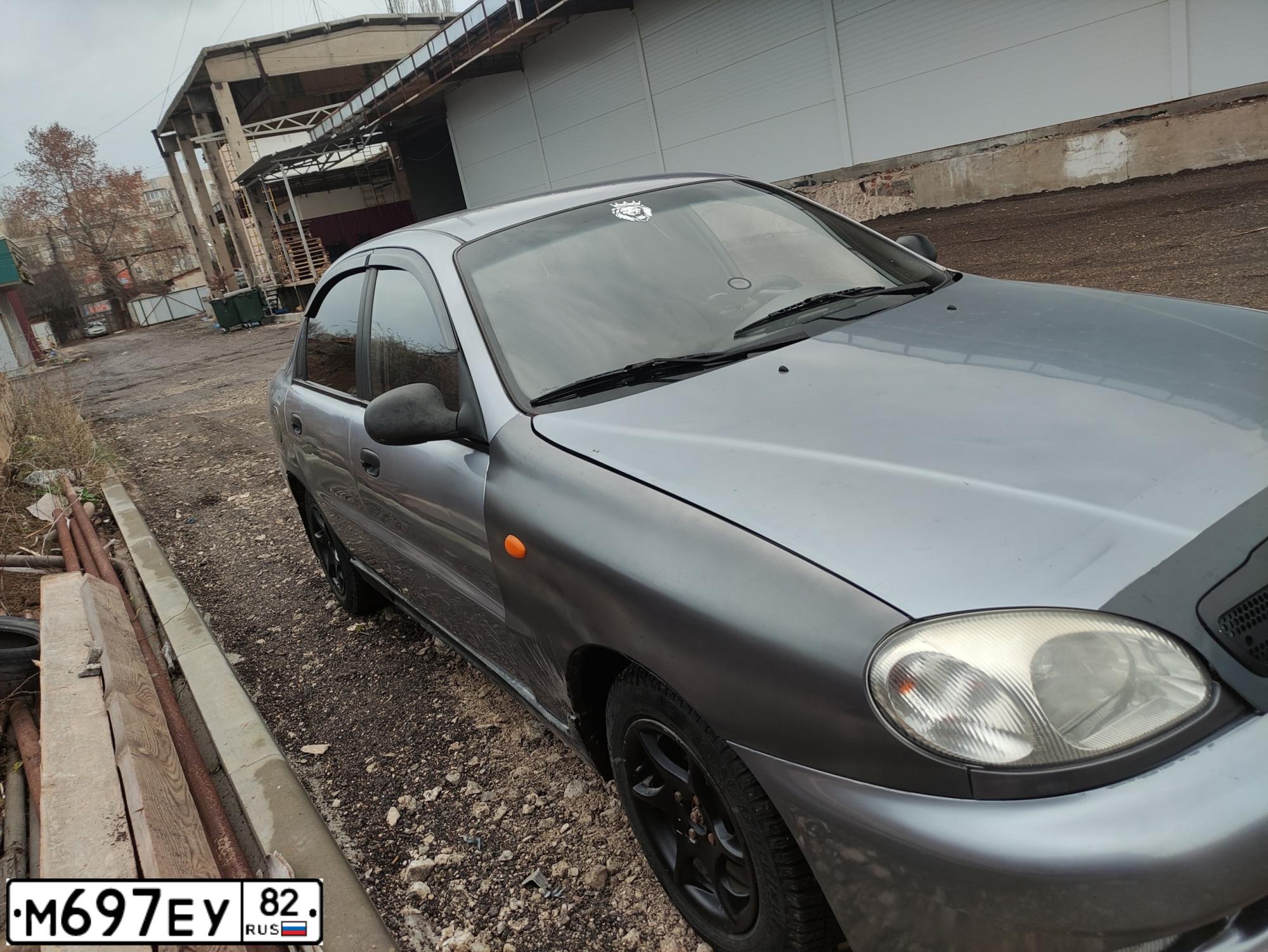 Фото автомобиля ZAZ LANOS, 2008 — госномер М697ЕУ82. Цвет: СЕРЫЙ
