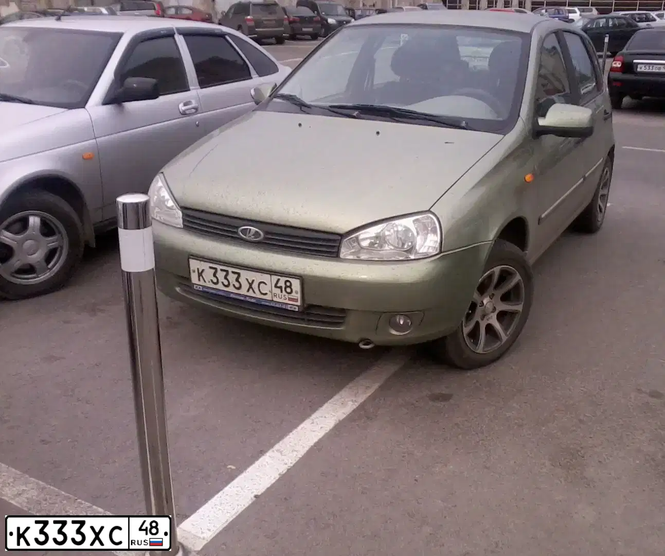 Фото автомобиля LADA XRAY, 2017 — госномер К333ХС48. Цвет: БЕЛЫЙ