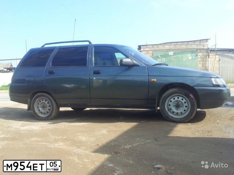 Фото автомобиля LADA 2111, 2006 — госномер М954ЕТ05. Цвет: Серо-сине-зеленый