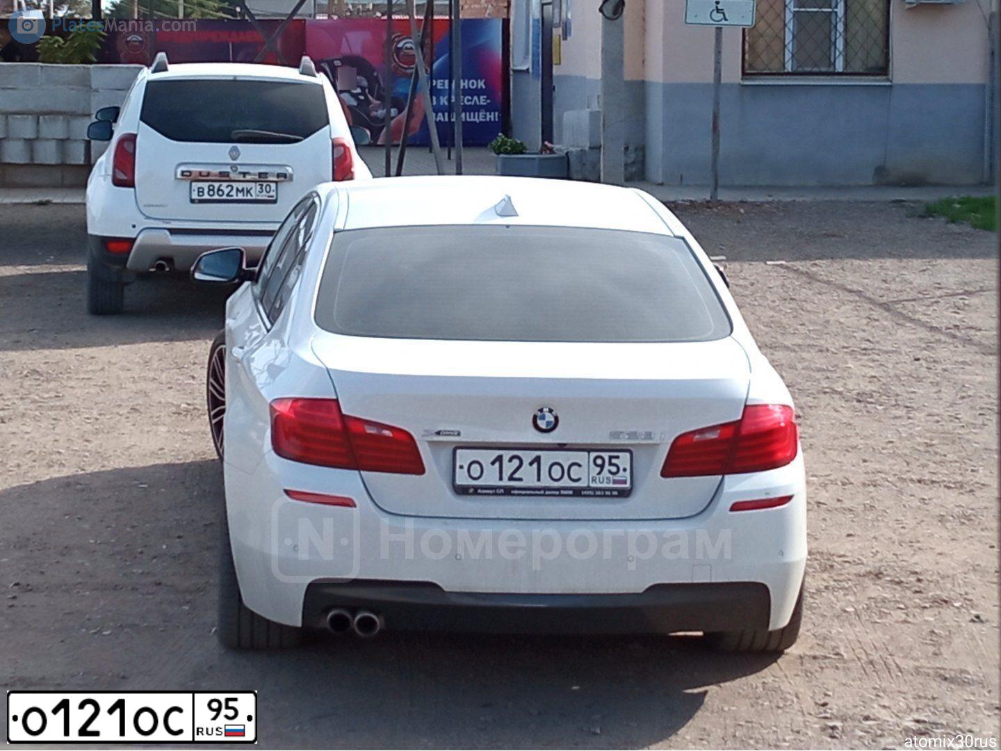 Фото автомобиля LADA 2172 PRIORA, 2012 — госномер О121ОС95. Цвет: Сине-Черный