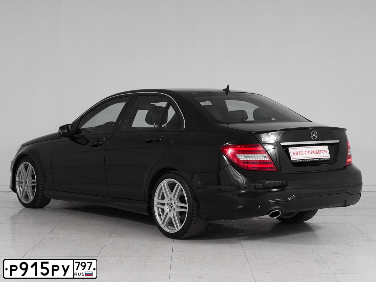 Фото автомобиля MERCEDES C-KLASSE, 2012 — госномер Е005ХВ777. Цвет: ЧЕРНЫЙ