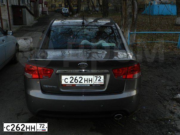 Фото автомобиля KIA CERATO, 2012 — госномер С262НН72. Цвет: ПЕРЛАМ-СЕРЕБРИСТЫЙ